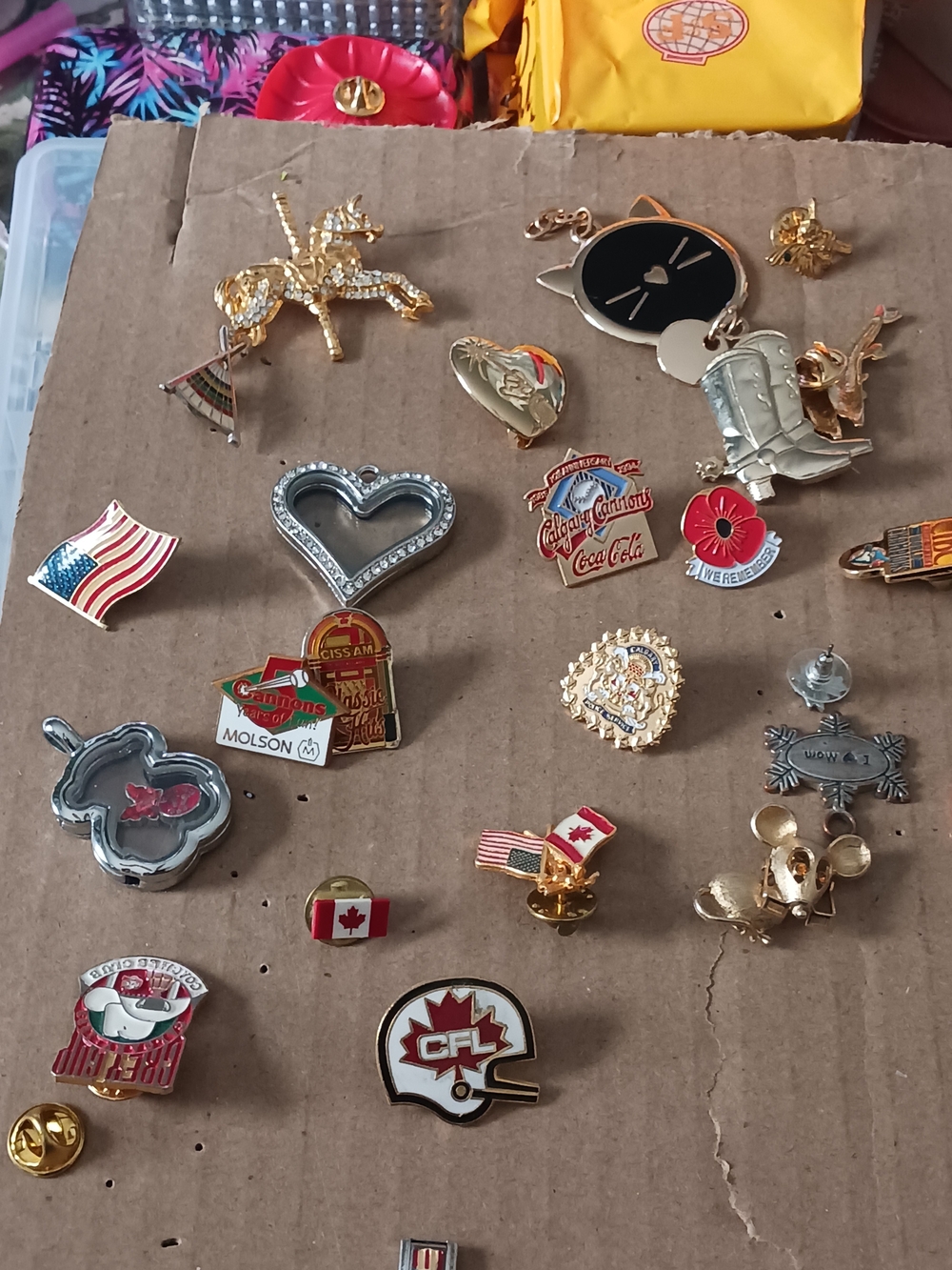 Vintage Lapel Pins From 1988